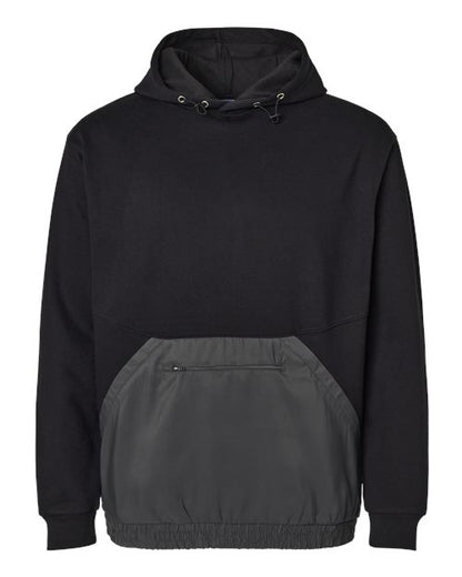 Unisex Mixed Media Hooded Sweatshirt