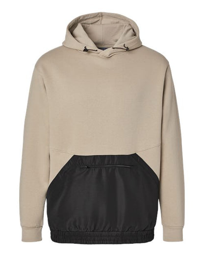 Unisex Mixed Media Hooded Sweatshirt