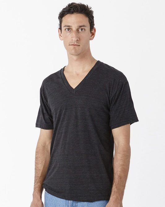 Los Angeles Apparel USA-Made Unisex Triblend V-Neck T-Shirt - TR61