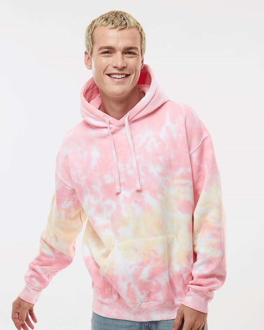 Colortone Tie-Dyed Hooded Sweatshirt - 8777