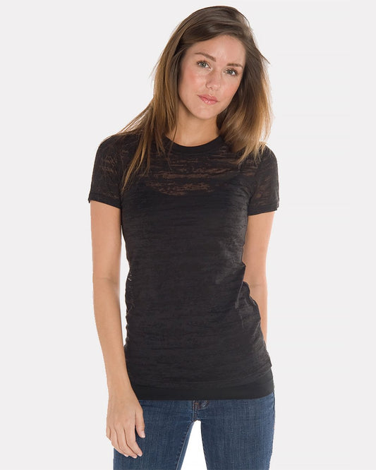 In Your Face Juniors Burnout T-Shirt - H01