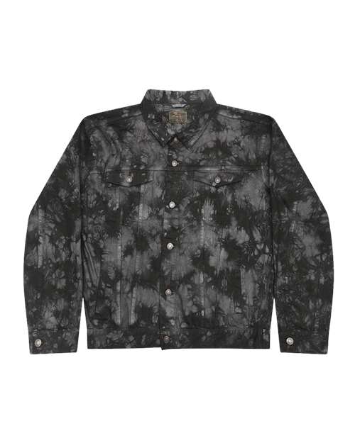 Unisex Tie-Dyed Denim Jacket