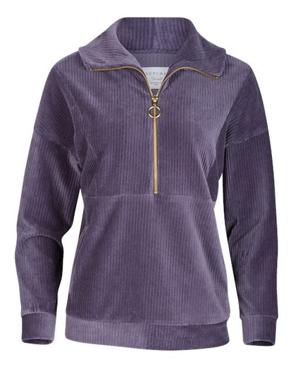 Women's Manchester Corded Quarter-Zip Pullover