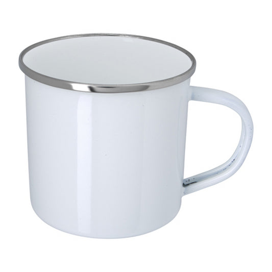 118 oz Enamel Mug with Stainless Steel Rim with Steel Coating-CDKW081