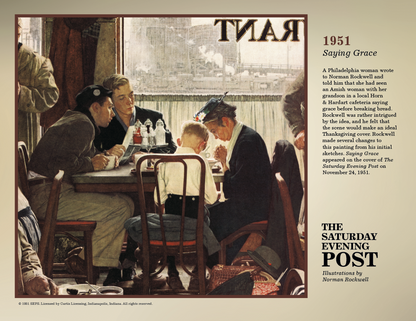 Triumph Calendars The Saturday Evening Post Illustrations by Norman Rockwell Calendar-1101