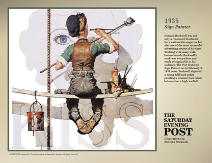 Triumph Calendars The Saturday Evening Post Illustrations by Norman Rockwell Calendar-1101