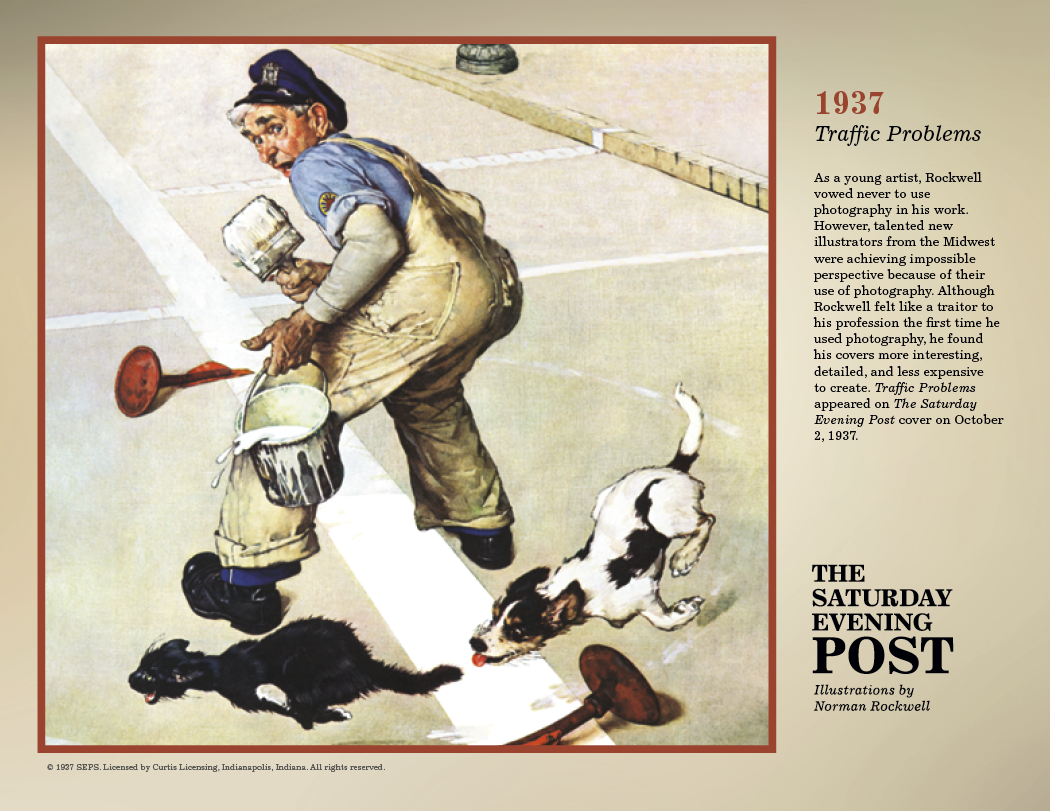 Triumph Calendars The Saturday Evening Post Illustrations by Norman Rockwell Calendar-1101
