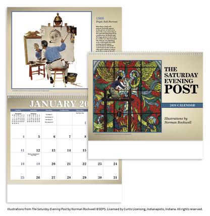 Triumph Calendars The Saturday Evening Post Illustrations by Norman Rockwell Calendar-1101