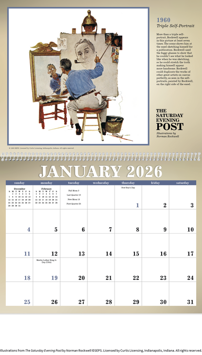 Triumph Calendars The Saturday Evening Post Illustrations by Norman Rockwell Calendar-1101