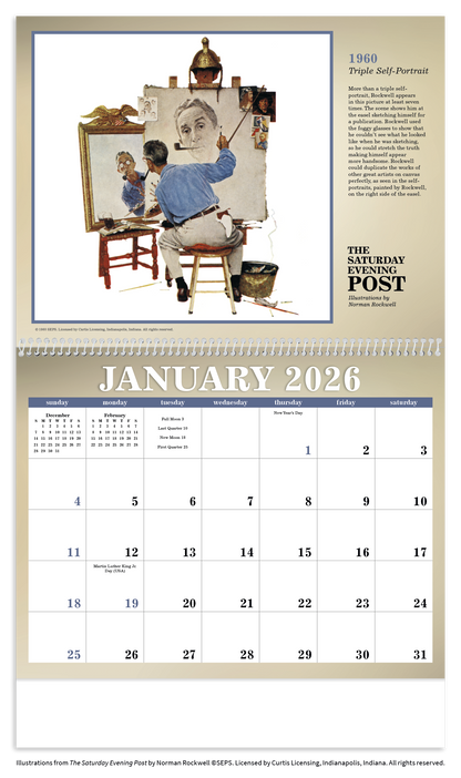 Triumph Calendars The Saturday Evening Post Illustrations by Norman Rockwell Calendar-1101