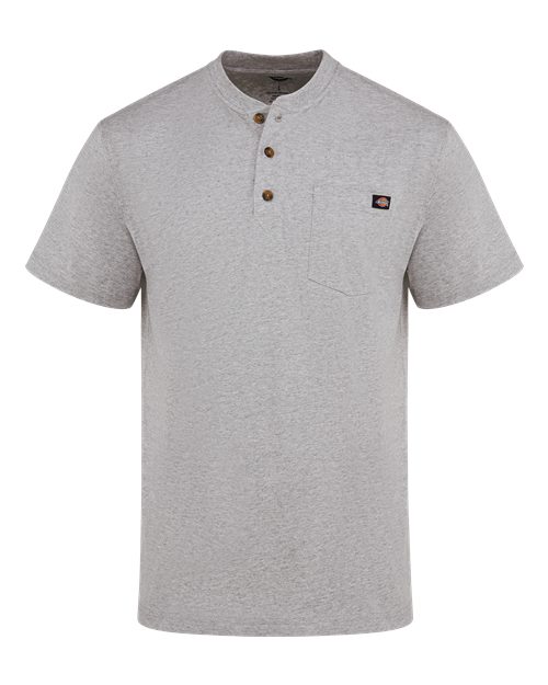 Men's Tall Heavyweight Traditional Short Sleeve Henley