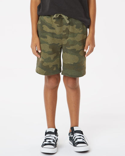 Independent Trading Co. Youth Lightweight Special Blend Fleece Shorts - PRM16SRT