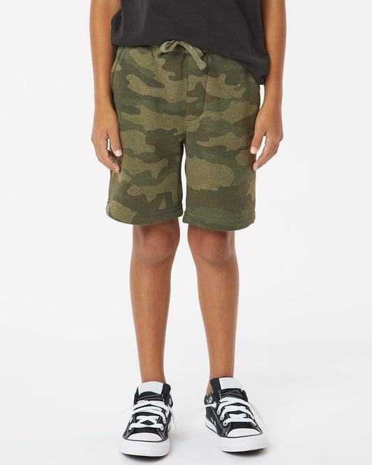 Independent Trading Co. Youth Lightweight Special Blend Fleece Shorts - PRM16SRT