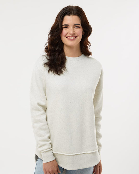 LAT Women's Weekend Fleece Crewneck Sweatshirt - 3525