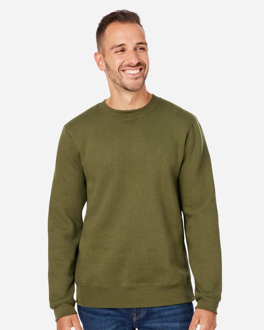 J. America Premium Fleece Crewneck Sweatshirt - 8424
