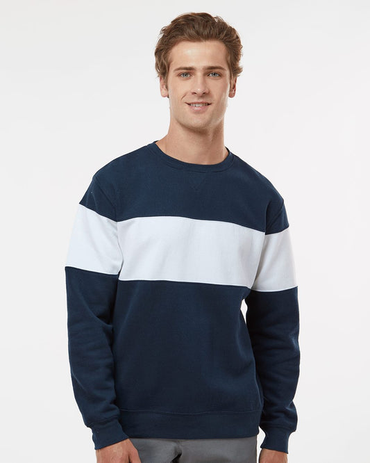 J. America Varsity Fleece Crewneck Sweatshirt - 8646