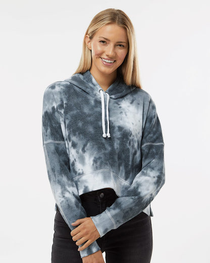 J. America Women's Crop Hooded Sweatshirt - 8853