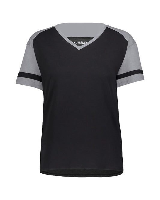 Augusta Sportswear Women's Triblend Fanatic 2.0 V-Neck T-Shirt - 2914
