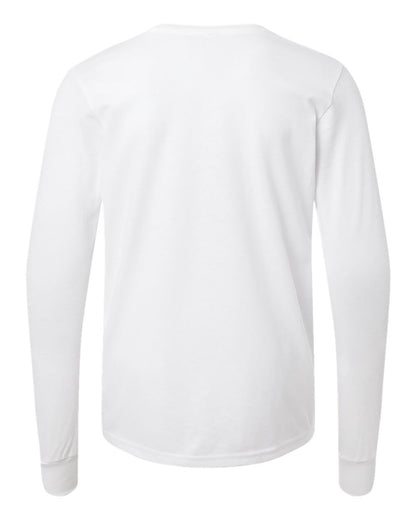 BELLA + CANVAS Youth Heather CVC Long Sleeve Tee - 3501YCVC