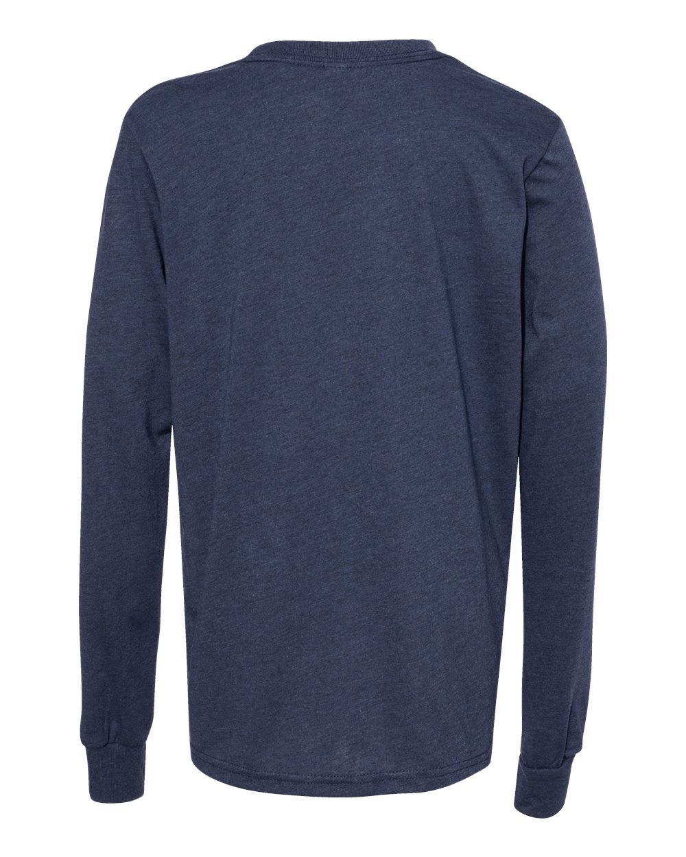 BELLA + CANVAS Youth Heather CVC Long Sleeve Tee - 3501YCVC