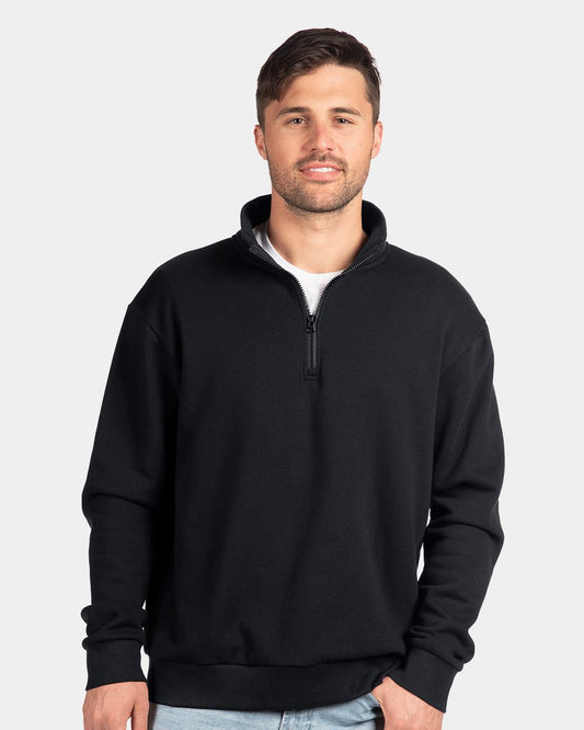 Next Level Fleece Quarter-Zip Pullover - 9643