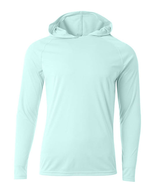 A4 Cooling Performance Hooded Long Sleeve T-Shirt - N3409