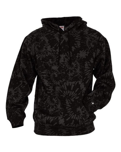 Unisex Tie-Dyed Triblend Hooded Sweatshirt