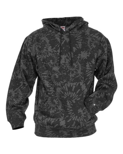 Unisex Tie-Dyed Triblend Hooded Sweatshirt