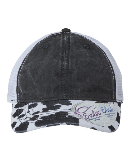 Infinity Her Women's Printed Bill with Mesh Back Cap - JANET