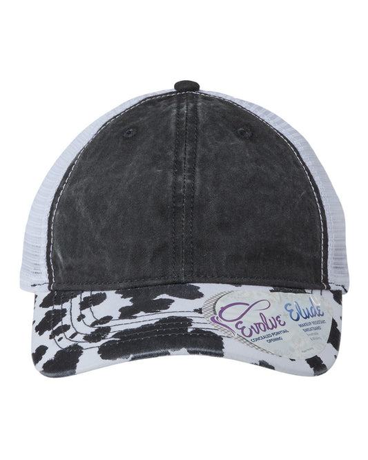 Infinity Her Women's Printed Bill with Mesh Back Cap - JANET