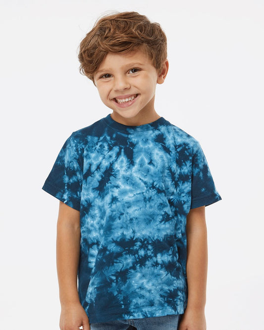 Dyenomite Toddler Crystal Tie-Dyed T-Shirt - 330CR