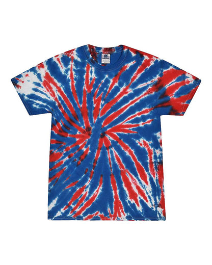 Colortone Youth Multi-Color Tie-Dyed T-Shirt - 1000Y