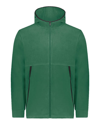 Augusta Sportswear Eco Revive™ Polar Fleece Hooded Full-Zip Jacket - 6858