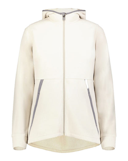Augusta Sportswear Eco Revive™ Women's Polar Fleece Hooded Full-Zip Jacket - 6860