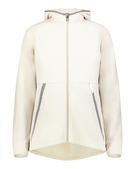 Augusta Sportswear Eco Revive™ Women's Polar Fleece Hooded Full-Zip Jacket - 6860