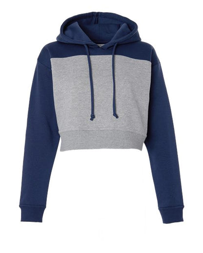 Women's Cropped Fleece Hooded Sweatshirt