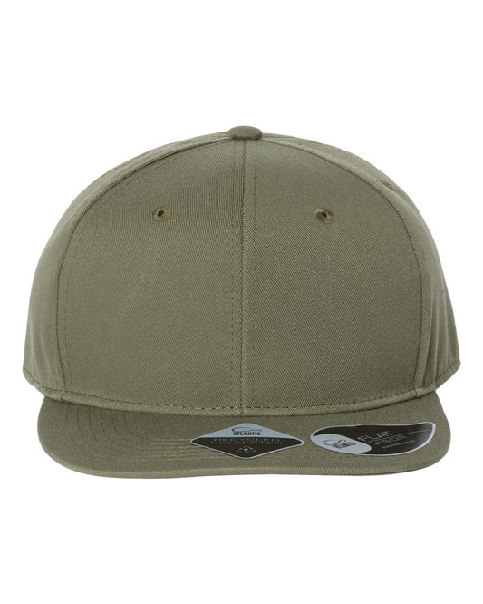 Atlantis Headwear Sustainable Flat Bill Cap - JAMES