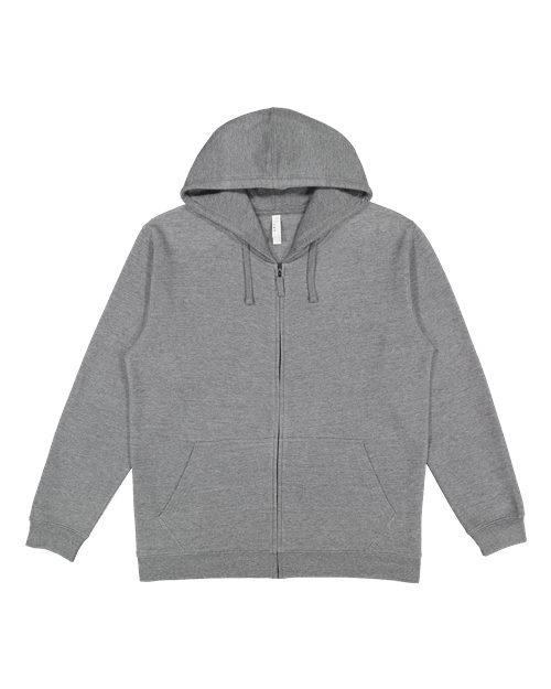 Unisex Full-Zip Fleece Hoodie Sweatshirt