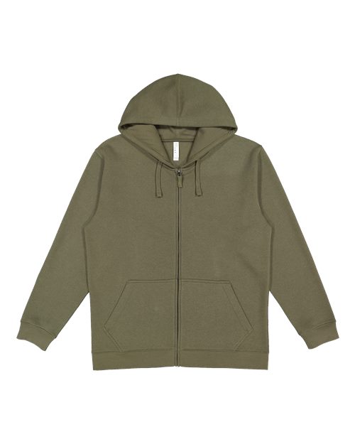 Unisex Full-Zip Fleece Hoodie Sweatshirt