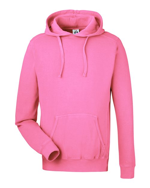 Unisex Pigment-Dyed Fleece Hooded Sweatshirt