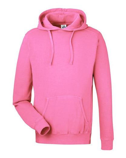 Unisex Pigment-Dyed Fleece Hooded Sweatshirt