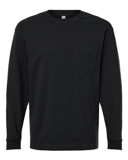 Unisex Super Heavyweight Long Sleeve Pocket Tee