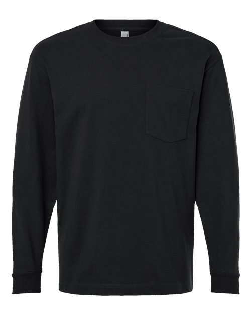 Unisex Super Heavyweight Long Sleeve Pocket Tee