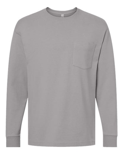 Unisex Super Heavyweight Long Sleeve Pocket Tee