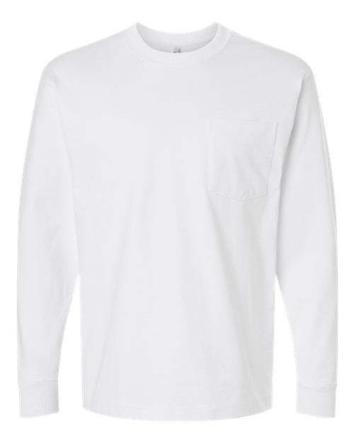 Unisex Super Heavyweight Long Sleeve Pocket Tee