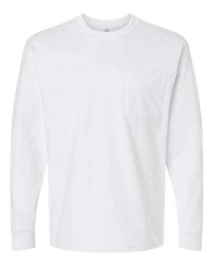 Unisex Super Heavyweight Long Sleeve Pocket Tee
