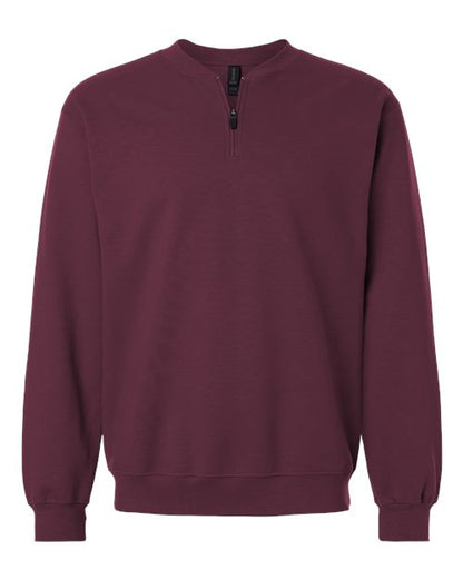 Unisex Softstyle® Midweight 1/4 Zip Sweatshirt