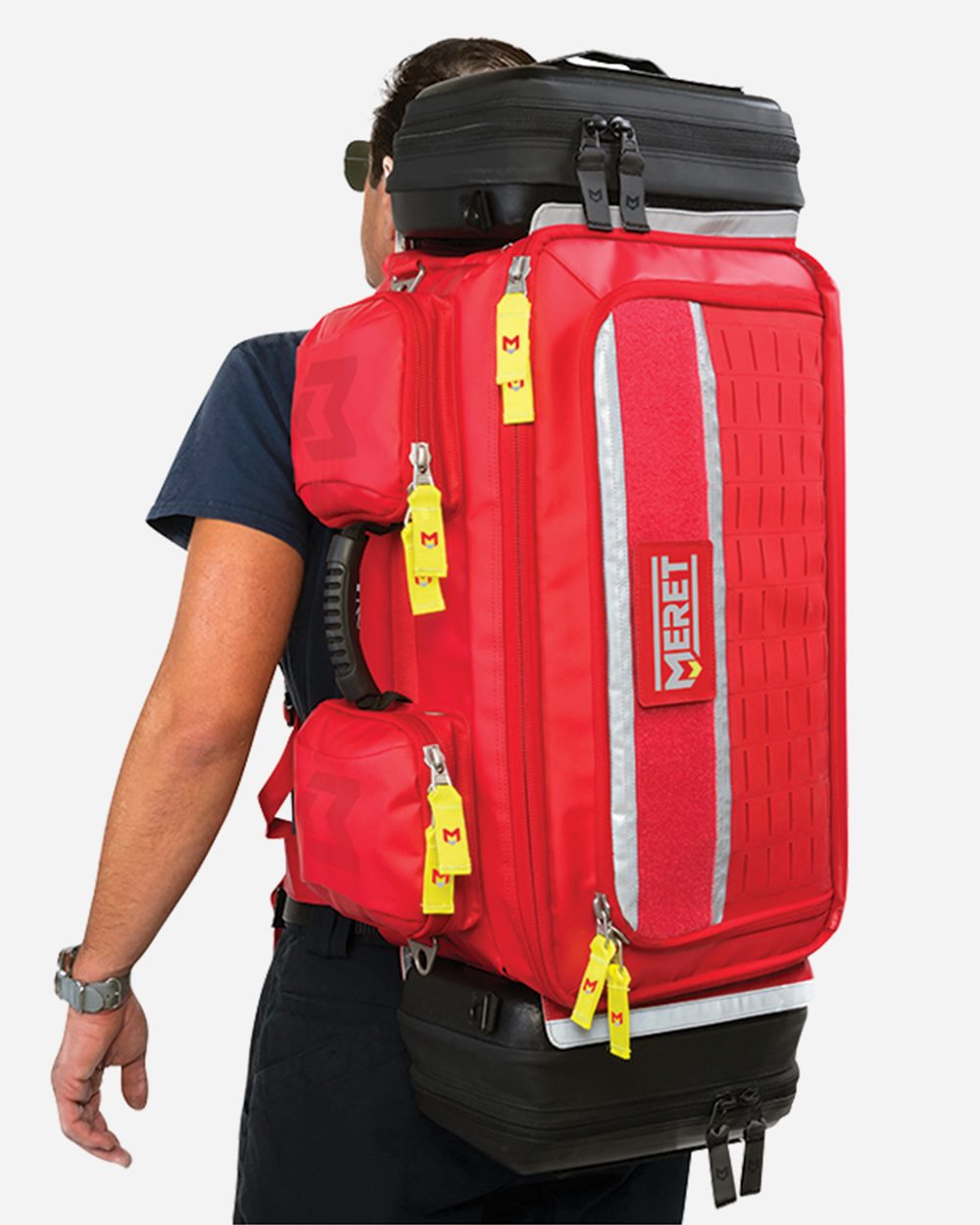 MERET OMNI™ PRO X Red Convertible Backpack Bag - M8101F