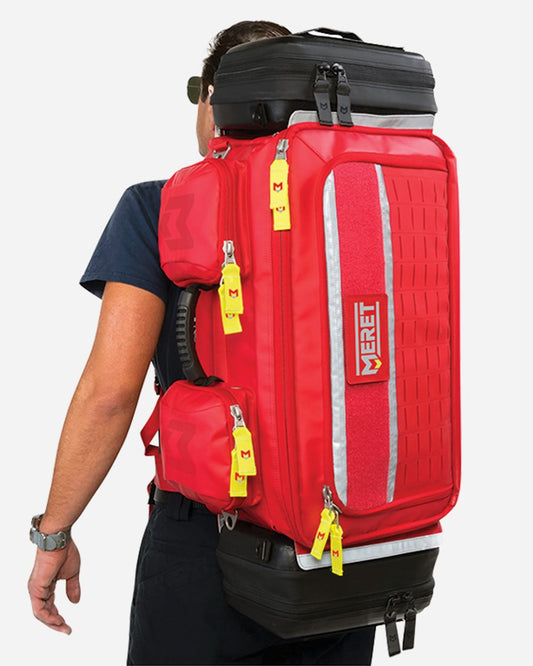 MERET OMNI™ PRO X Red Convertible Backpack Bag - M8101F