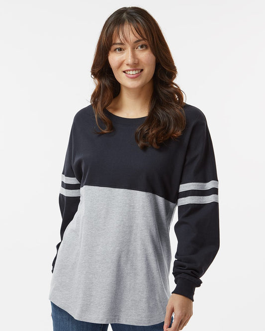 Boxercraft Women's Pom Pom Long Sleeve Jersey T-Shirt - BW3514